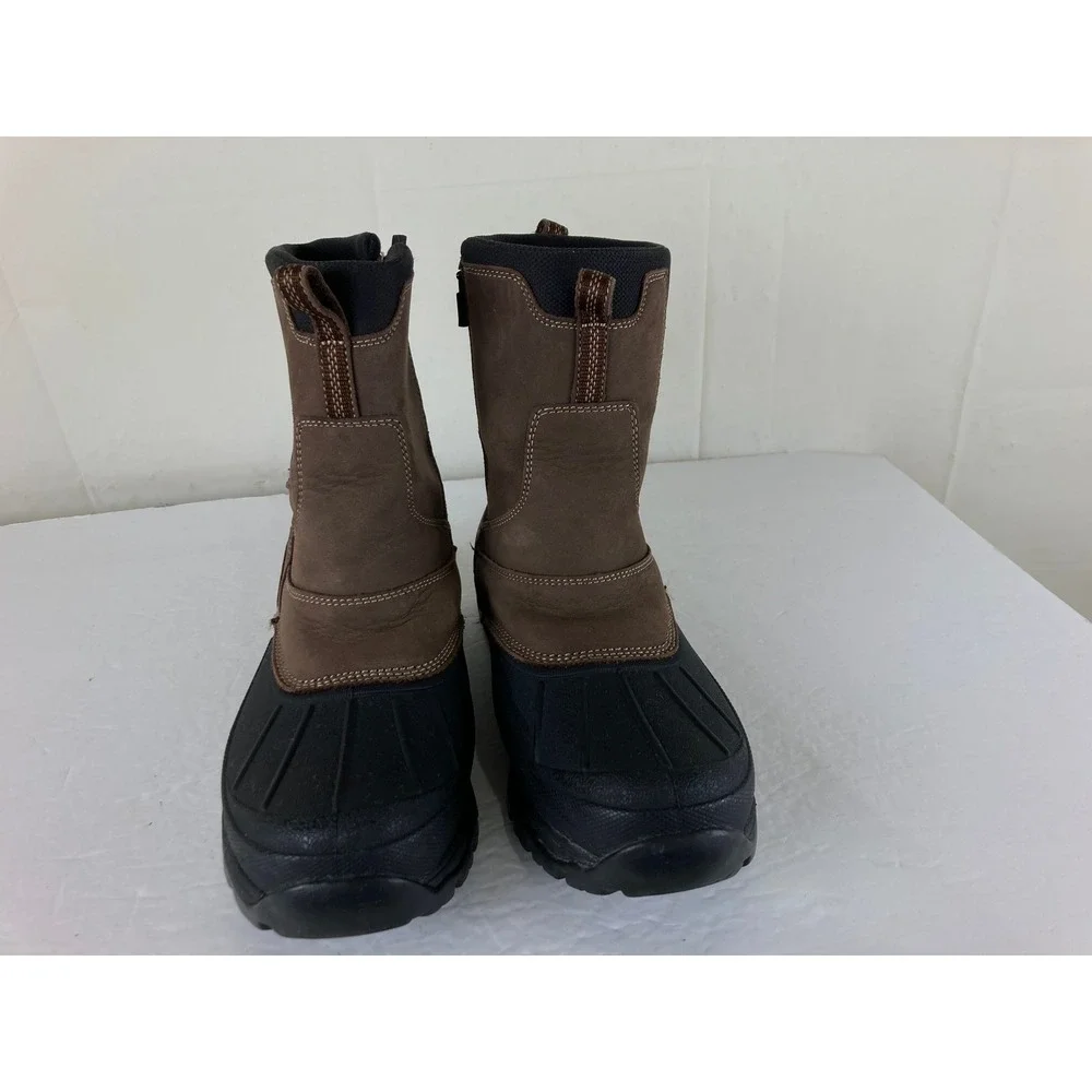 L.L. Bean Storm Chaser Boots Men 8 Brown Leather Waterproof Insulated Fall